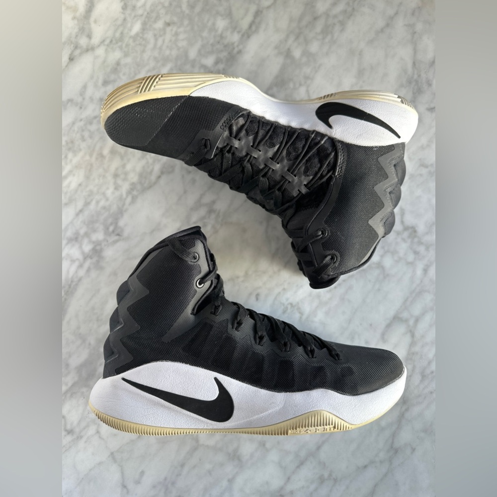 Nike Hyperdunk 2016 TB Basketball Shoes Sneakers Black White Size 8 844391-001
